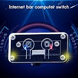 Wobekuy Desktop PC External Power Switch with Restart Button for Computer Case view 2