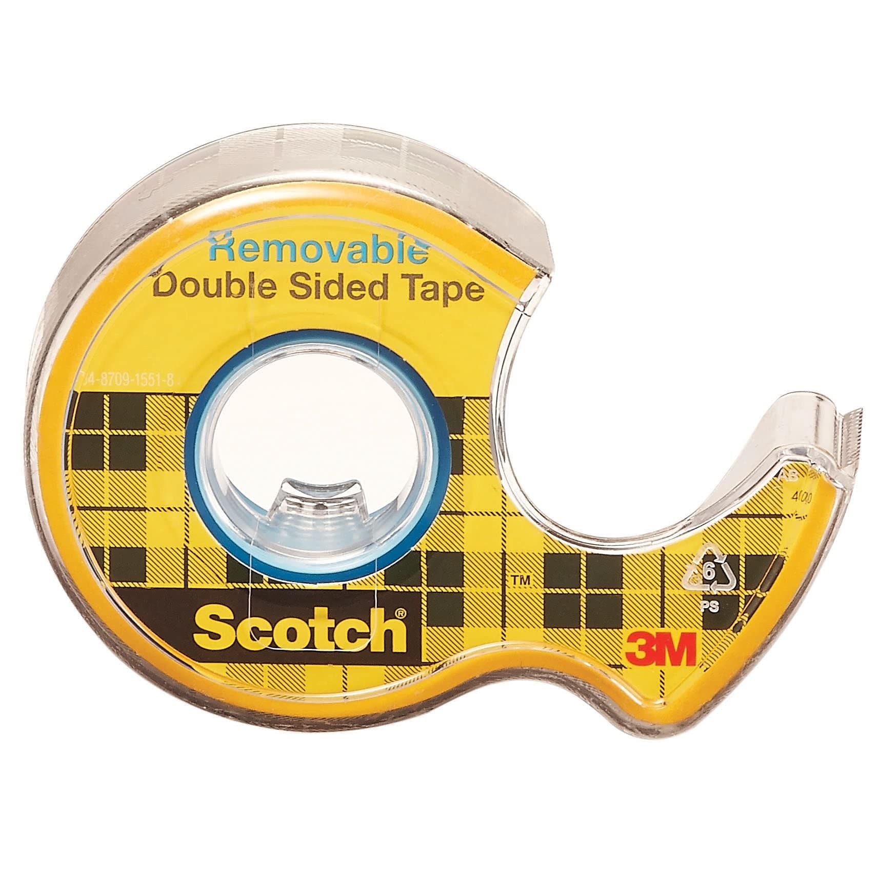 3M Scotch Removable Double Sided Tape.75"X200"
