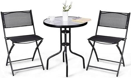 Amazon Com United Family Shop Outdoor Bistro Set Glass Coffee