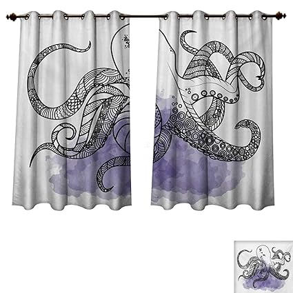Amazon Com Rupperttextile Octopus Bedroom Thermal Blackout
