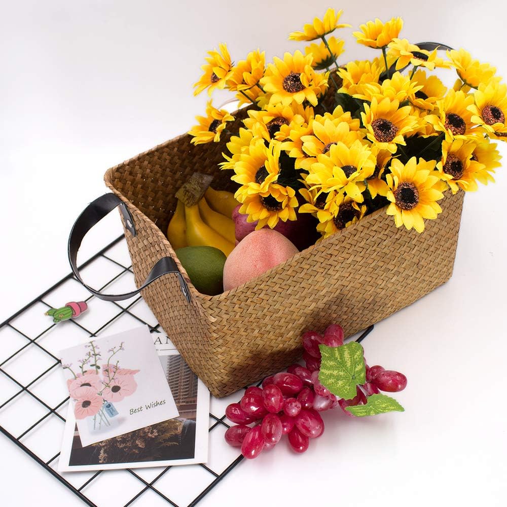 SNAIL GARDEN 6 Bunches Artificial Sunflower - Image 5