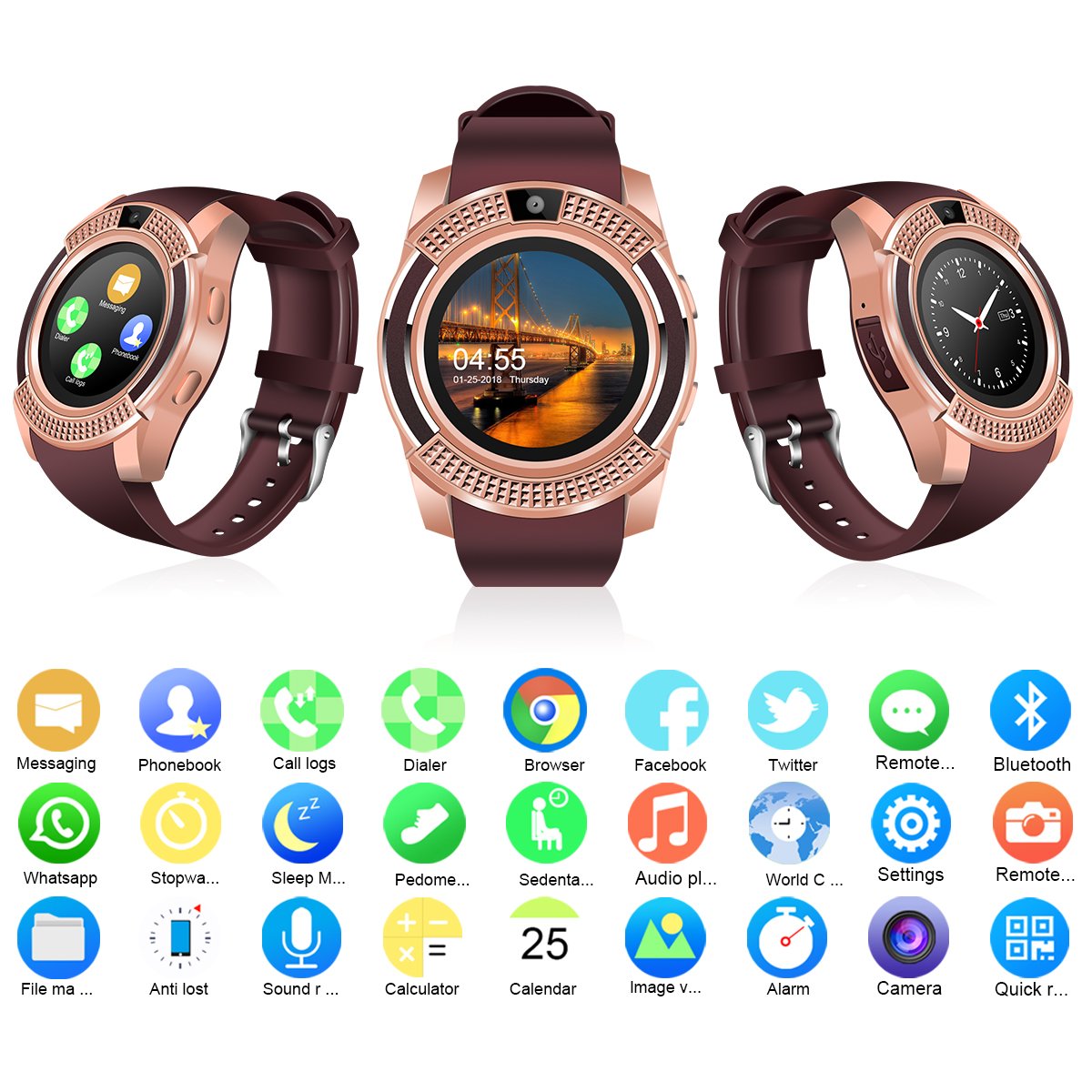padcod v8 smart watch