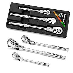 DURATECH 3-Piece Flex-Head Ratchet