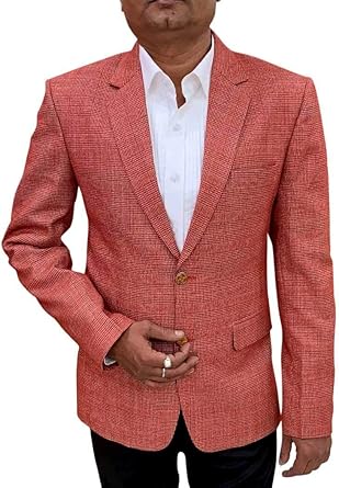 mens red sport coat blazer