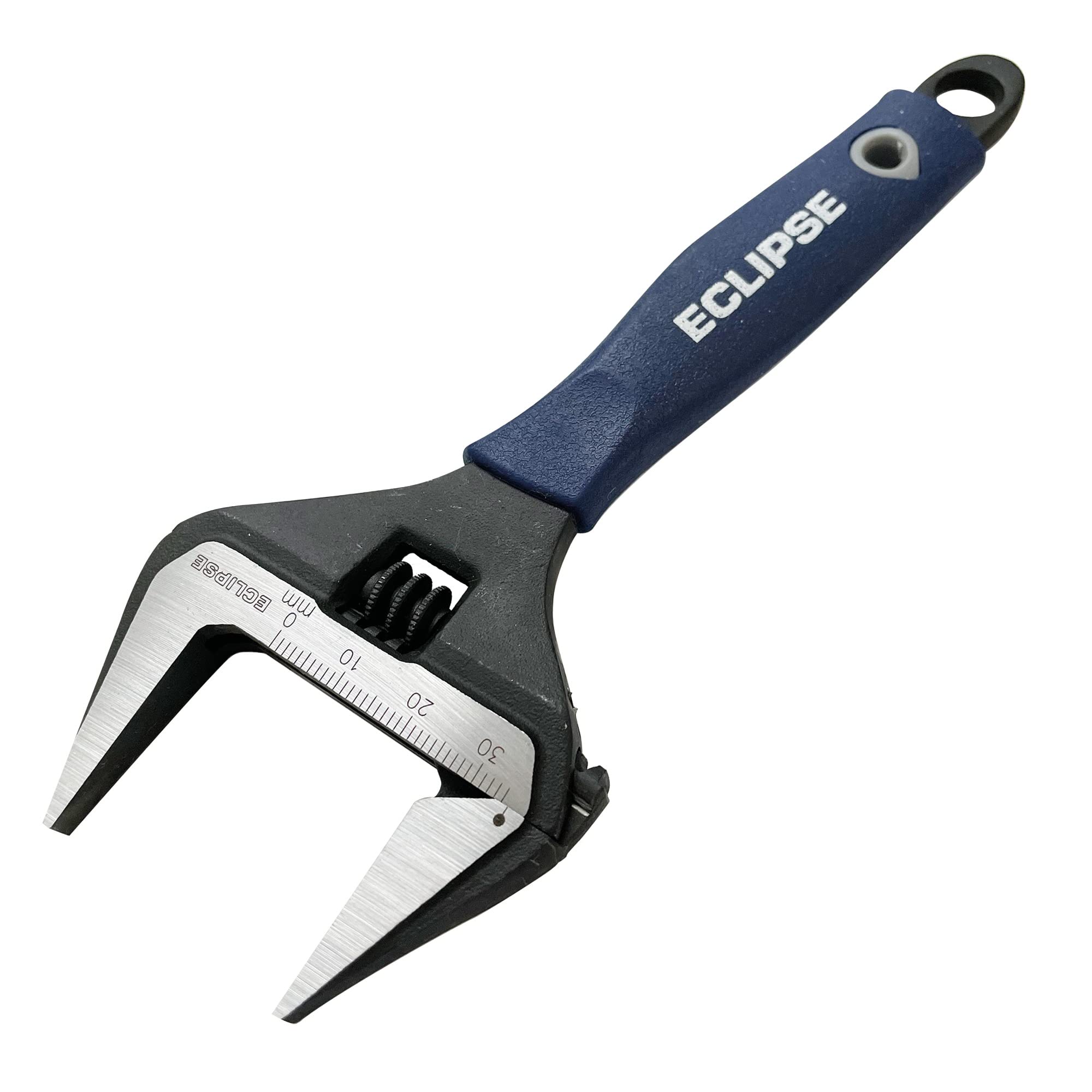 Eclipse Professional Tools ADJW6WJ 6" Adjustable Wrench Extra Wide Jaw 34mm (³⁄₁₀"), Grey