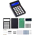 MiOYOOW DIY Calculator Soldering Practice Kit, 7 Digits Desk Calculator Kit with 1602 LCD Display, DIY Soldering Electronic Project Kits for School Learning and Home Office Daily Use