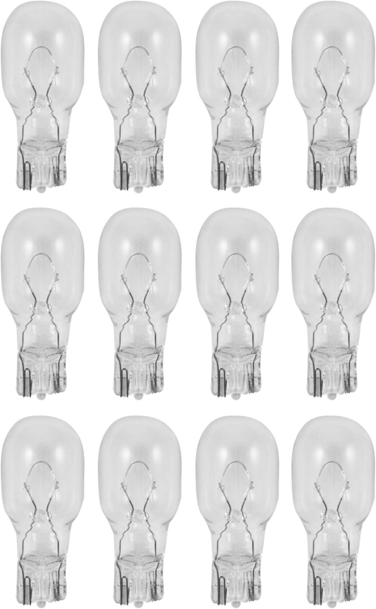 12-Pack 6V 5W T5 Wedge Base Replacement Bulb, T5, Low Voltage, 12XT5-6V-5W