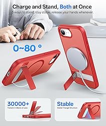 SIXBOX for iPhone 16e Case with Stand, Compatible