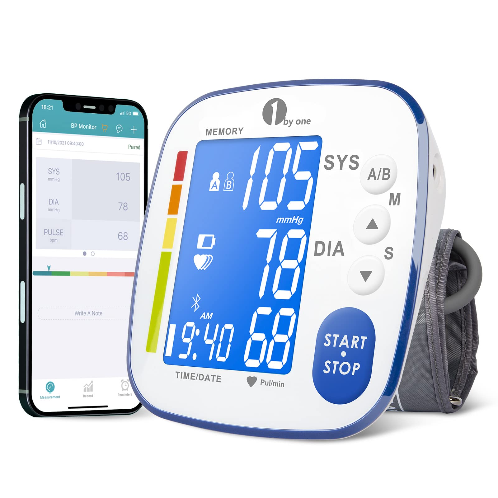 Bluetooth Arm Blood Pressure Monitor (Refurbished B)