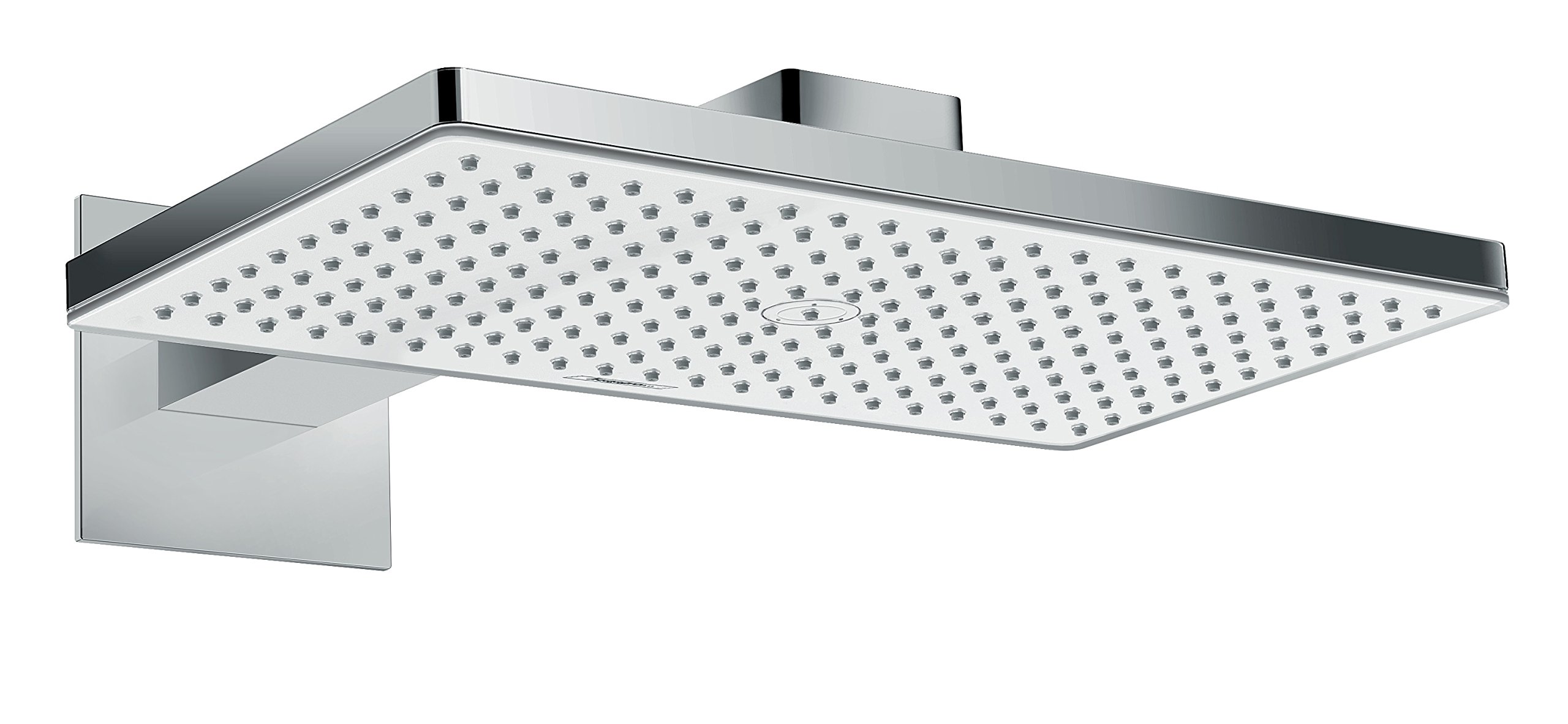 hansgrohe Rainmaker Select 460 overhead shower with 460 mm shower arm, white/chrome 24003400
