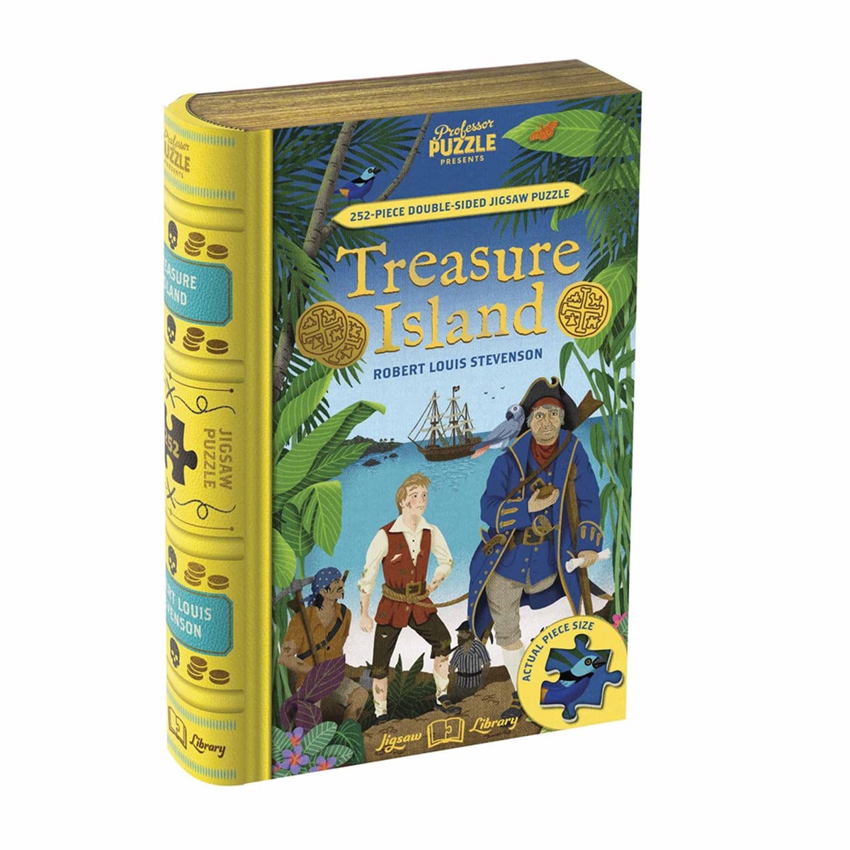 Professor Puzzle | Treasure Island (252-Piece Puzzle) | Puzzle | Ages 8+ | 1+ Players