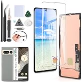 YWLRONG OLED for Google Pixel 7 Pro Screen Replacement LCD Touch Screen Digitizer Assembly for Pixel 7 Pro GP4BC GE2AE Display with Tools(Support Fingerprint)