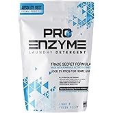 Pro-Enzyme Laundry Detergent Powder, Non-Irritating Professional Strength Natural Active Enzymes - Powerful Sweat, Odor & Stain Remover for Activewear, Clothing, Bedding, Use in All Machines, 96 Loads