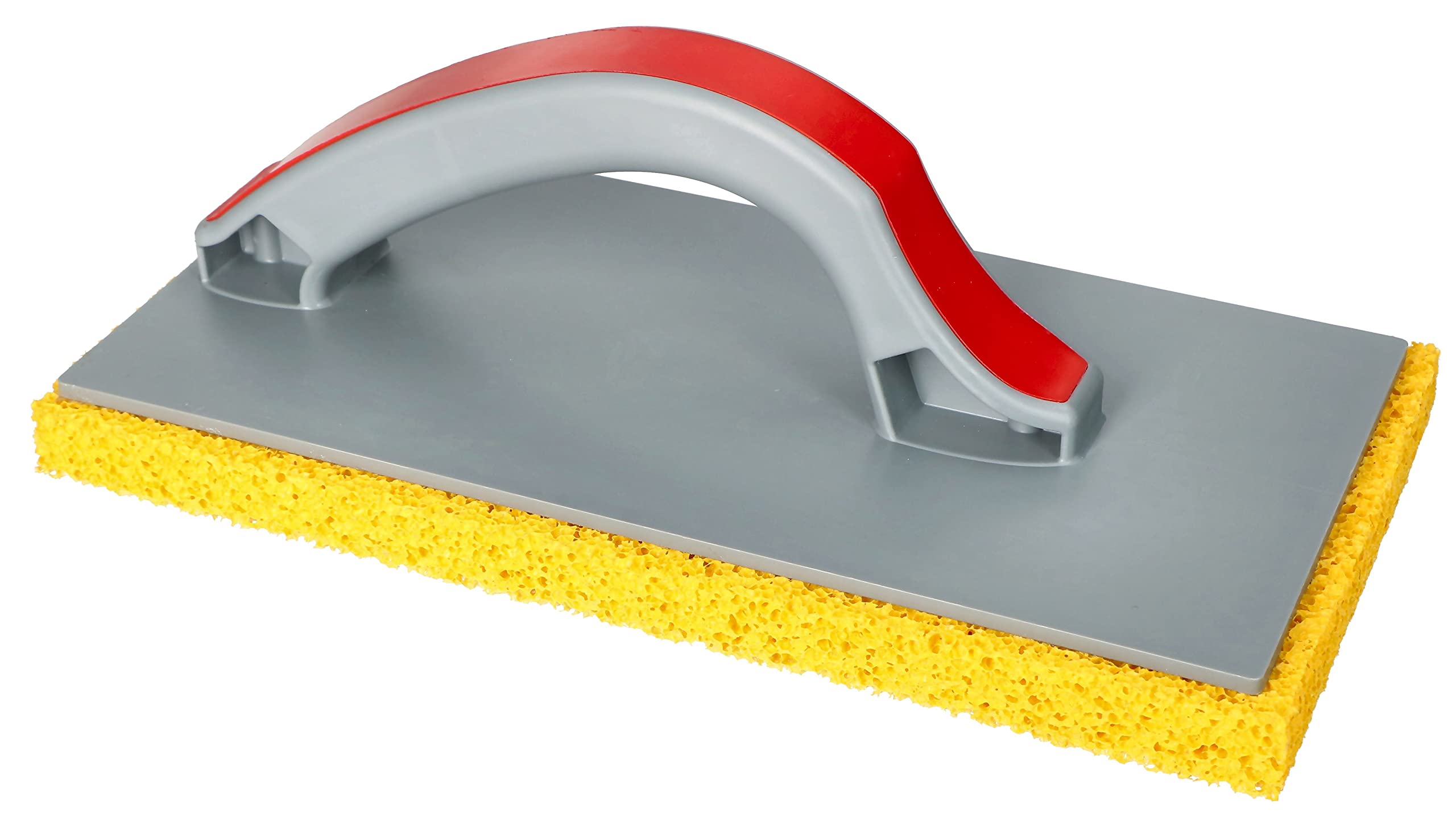 KOTARBAU® Plastic Float 280 x 140 mm x mm for Grouting with Sponge Rubber Coloured Stucco Board (18 mm, Yellow)