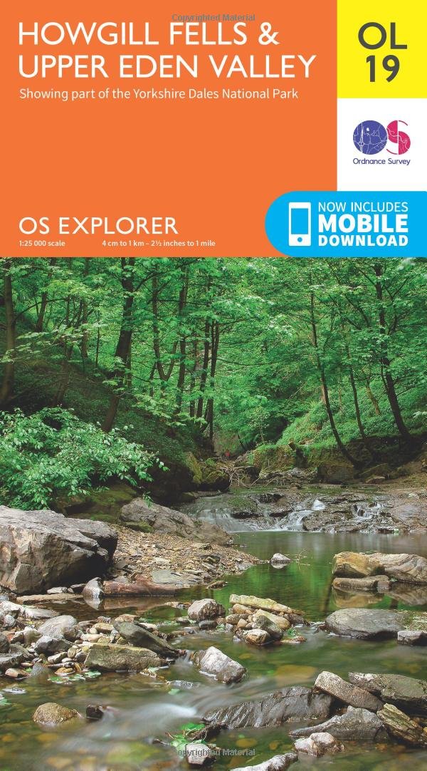 Howgill Fells Upper Eden Valley Map Yorkshire Dales National Park Ordnance Survey Os Explorer Map Ol19 England Walks Hiking Maps Adventure Amazon Co Uk Ordnance Survey Books