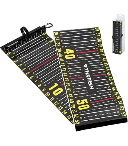 2 Pcs Foldable Fish Measuring Boards, Folding Fishing Rulers Unfolded 32 Inch Bump Board Fishing Rulers Folded to 16 Inch, Easy to Read, Portable Fish & Crab Measure Devices for