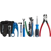 Jonard Tools TK-85 COAX Tool Kit - 8 Piece COAX Cable Network Tool Kit | Featuring Coaxial Cable Stripper RG59 / RG6 / RG7 / RG11, CATV Tools and Universal Compression Tool