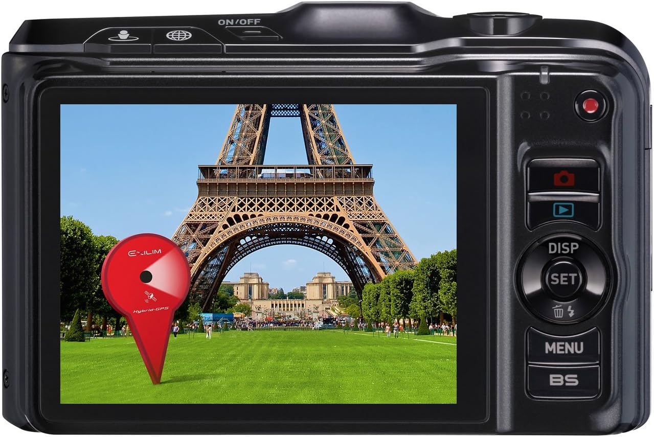 Casio Exilim Ex Hg Gps Digitalkamera 3 Zoll Schwarz Amazon De Kamera