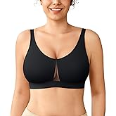 BRABIC Wireless Bras for Women Full Coverage Seamless T Shirt Bra Comfortable and Breathable Bralette