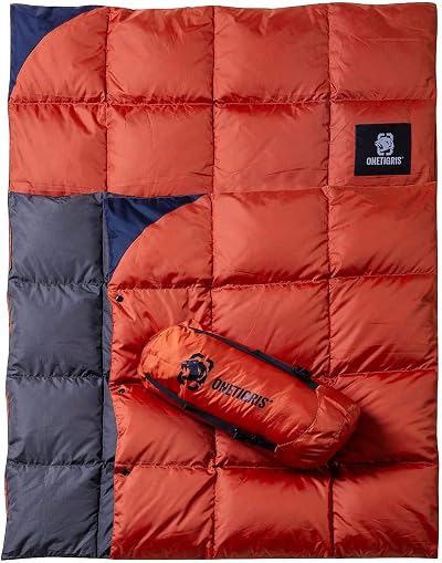 OneTigris Down Camping Blanket Cold Weather Packable Lightweight Quilt