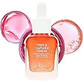 ELT Triple Capsule Face Serum - Hydrating & Moisturizing Serum with Rose PDRN, Ceramide, Vitamin C, Taurine - Korean Skincar -e (30ml/1.01 fl.oz)