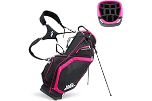 JUST AMAZING DEALS JAD Lightweight Womens Golf Bag, Golf Stand Bag for Women/Ladies, 14-Way Top Dividers, Ultra Lightweight, Large Pockets for Accessories, Durable Water Resistant