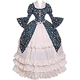 Vibsion Victorian Dress Rococo Ball Gown Marie Antoinette Wedding Dress