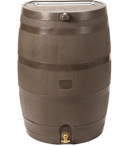 Housse De Protection Pour Fût De 55 Gallons (208L) - Tissu Oxford Imperméable, Dimensions 65x65x95 Cm, Pour Extérieur, Jardin, Terrasse