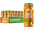 Lipton Fusions, Pineapple Mango Lemonade Iced Tea, 16 Fl Oz Cans (Pack of 12)