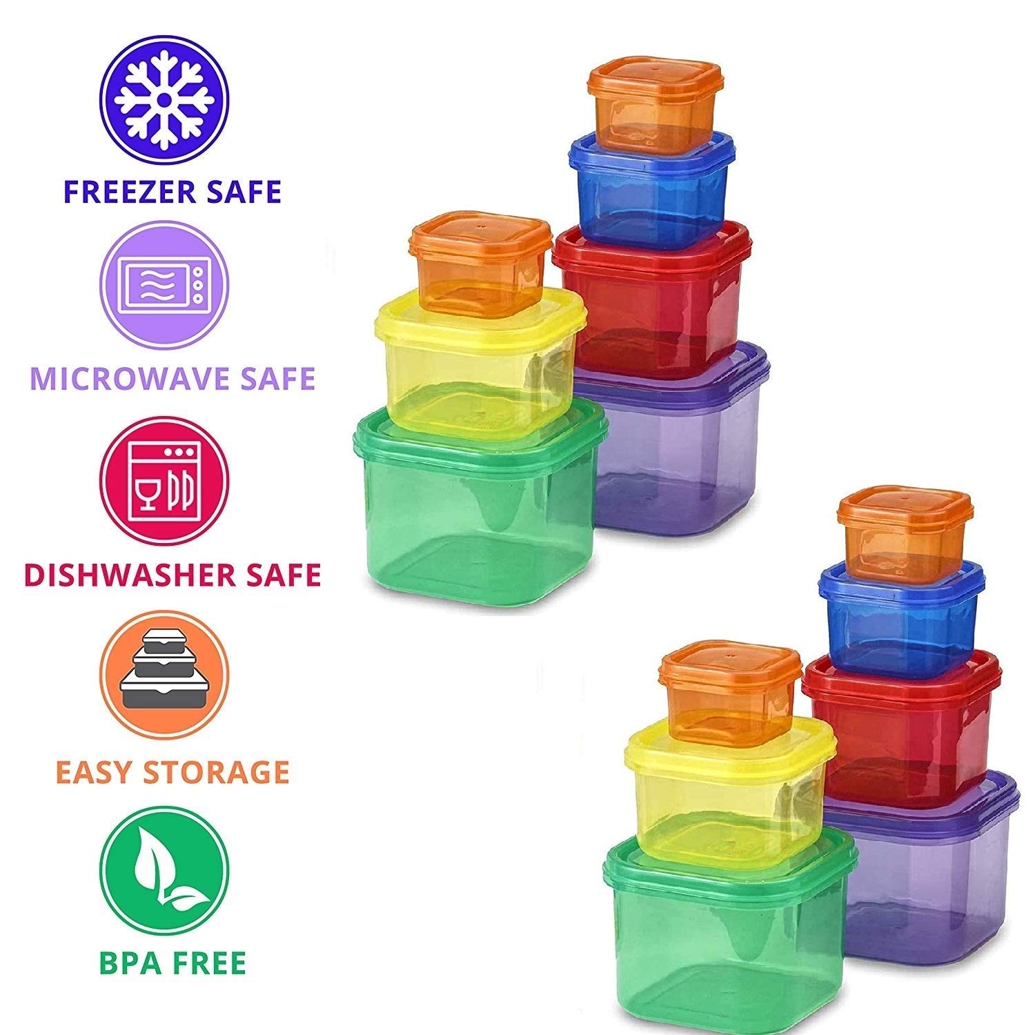21 Day Fix Containers And Food Plan Portion Control Container Kit For 