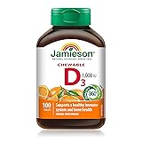 Jamieson Natural Tangy Orange Chewable Vitamin D