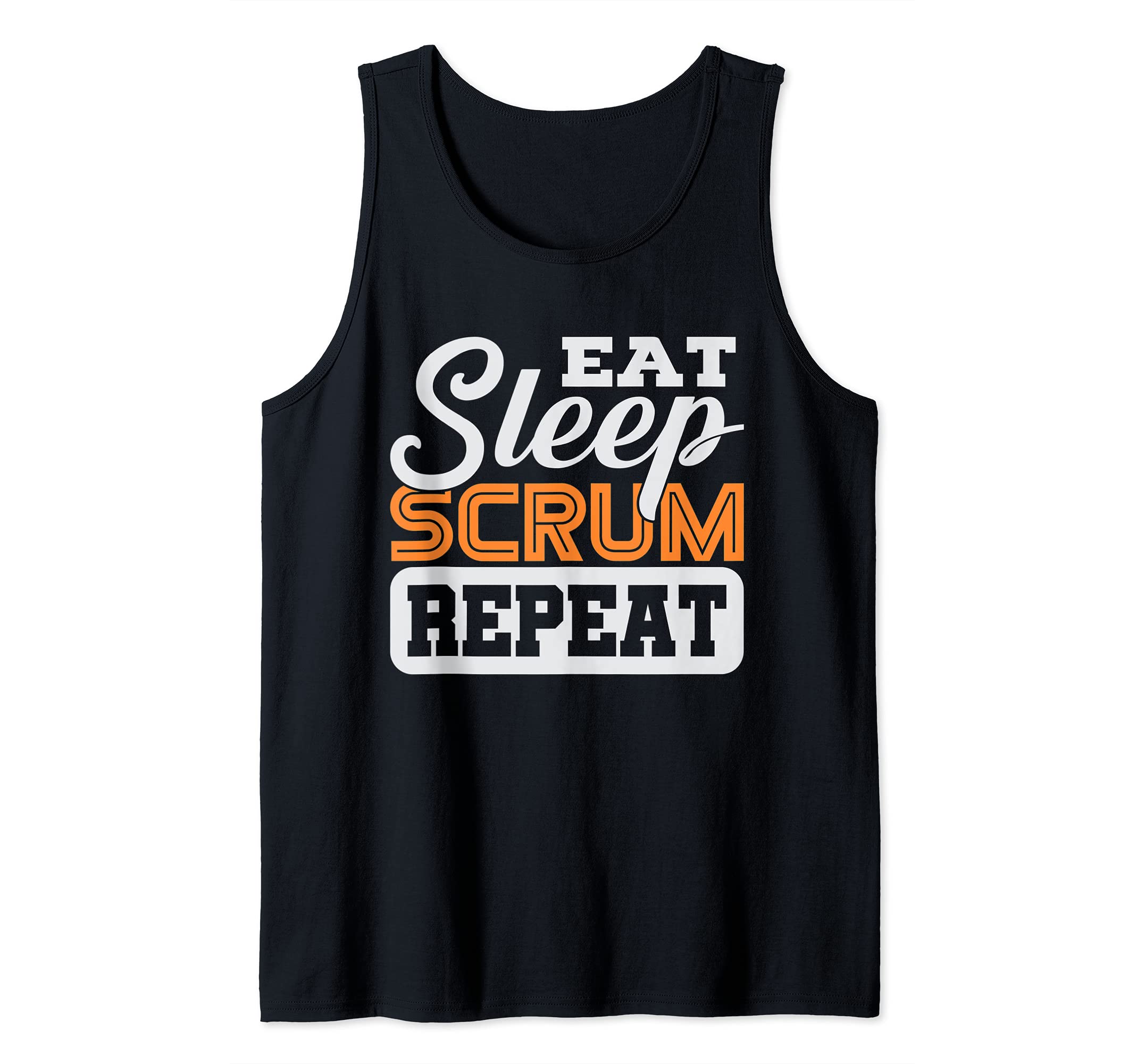 Eat Sleep Scrum Agile Project Management Funny PM Coach Tank Top
