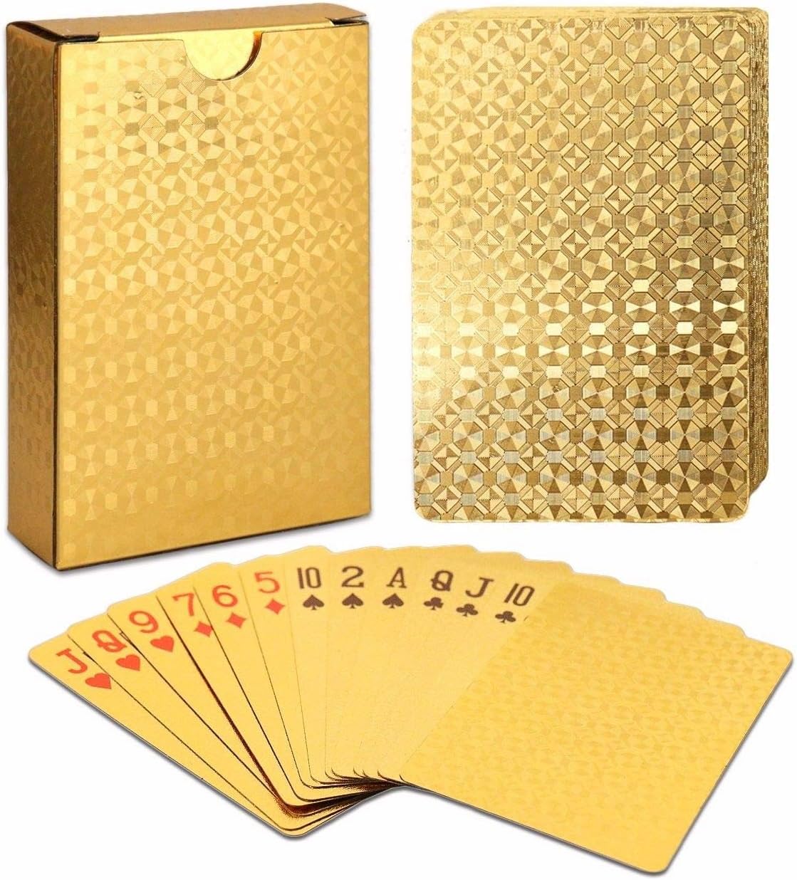 Gold Crypto Poker Cards Bitcoin Themed Waterproof Gold Playing Cards With  Commemorative Coin - Cryptocurrency Enthusiast Gift Bitcoin Bill
