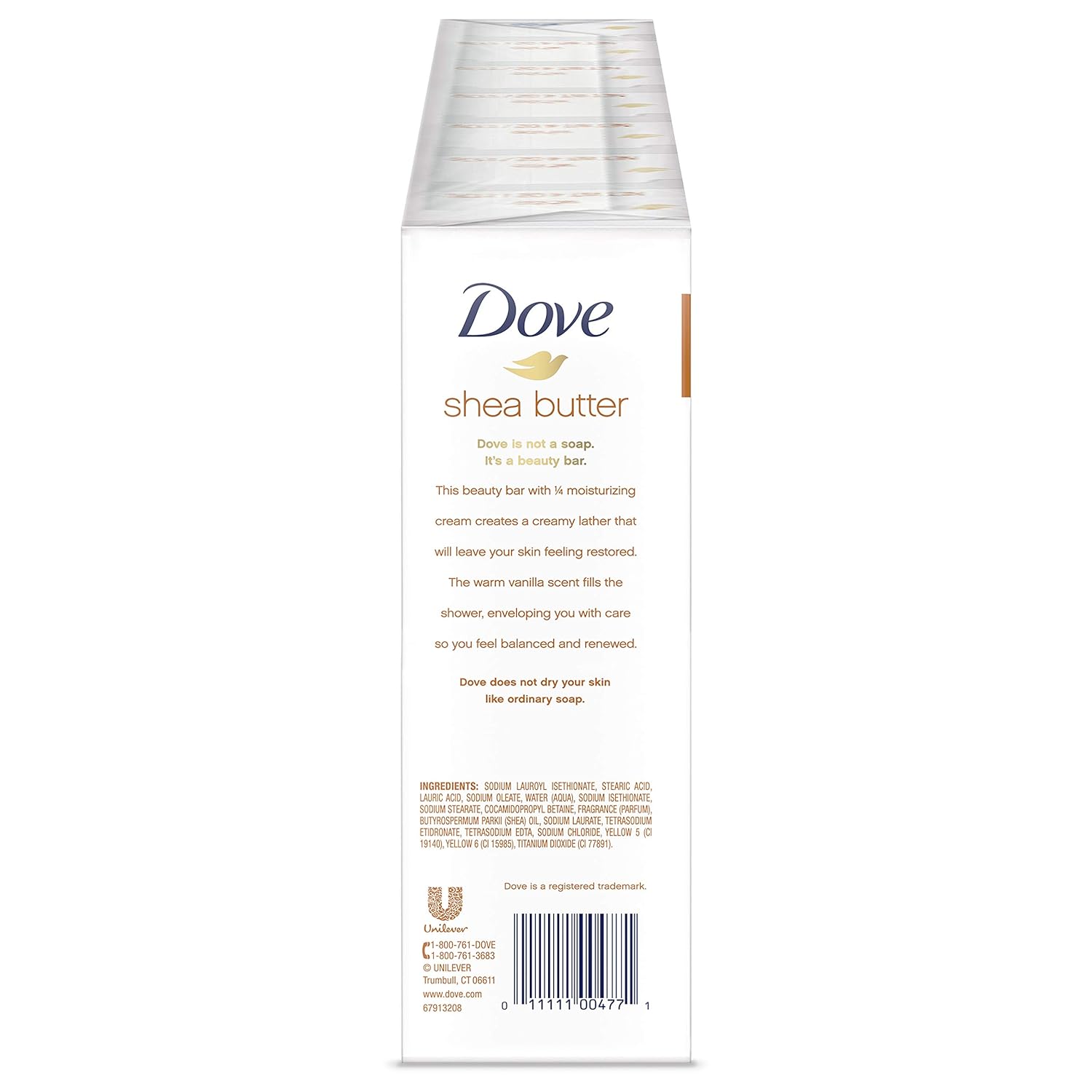 Dove Purely Pampering Beauty Bar for Softer Skin Shea Butter More Moisturizing Than Bar Soap 3.75 oz 14 Bars : Beauty