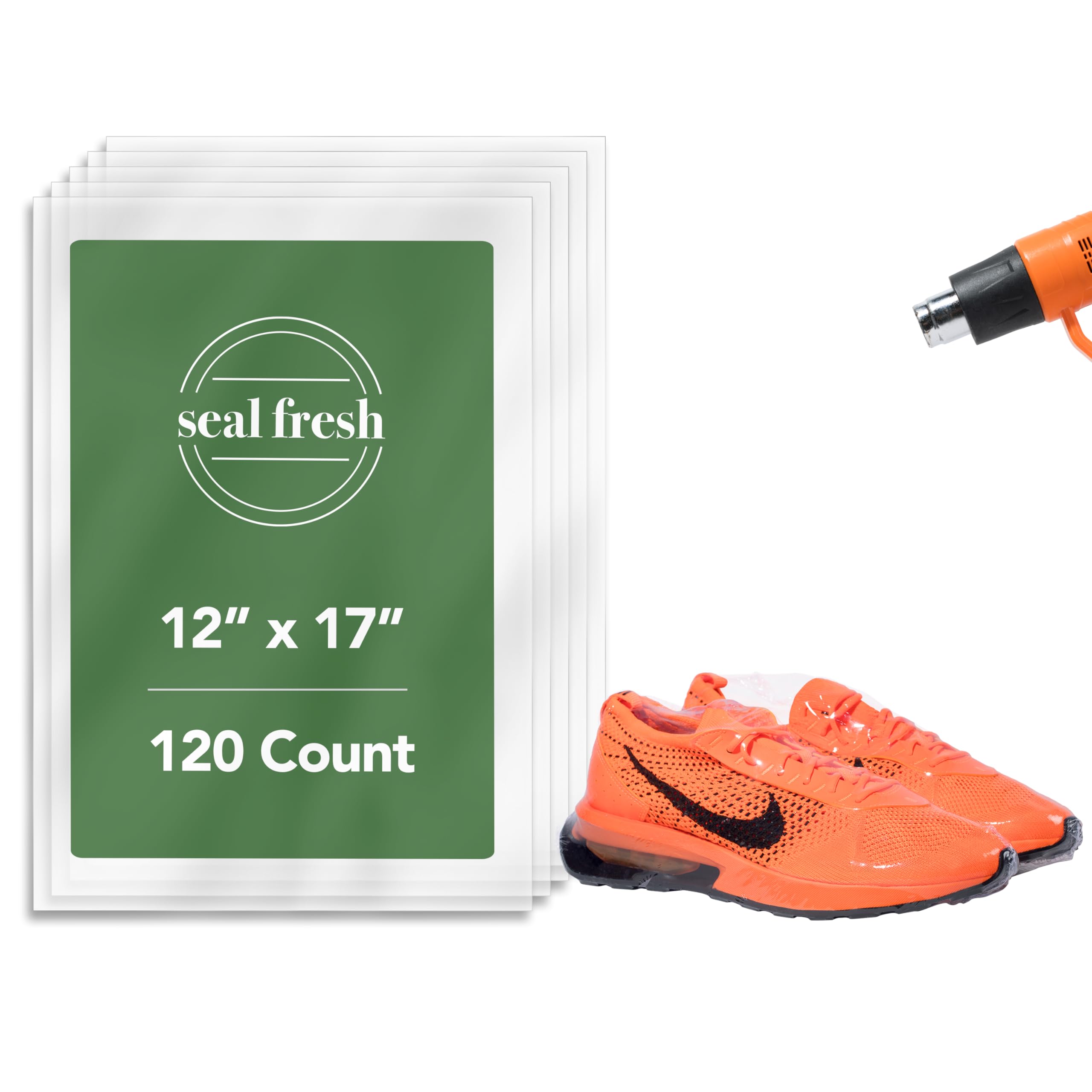 Seal Fresh Shrink Wrap Bags – 12" x