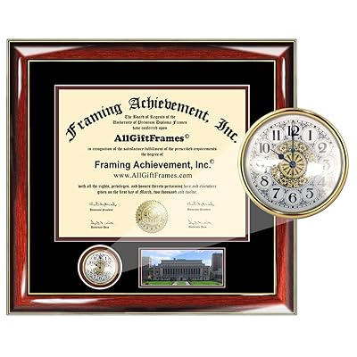 Buy Columbia University Diploma Frame Premier Clock With Campus Picture Columbia College Graduation Degree Frames Gift Matted Certificate Holder Plaque Graduate Degree Holder Framing Online In Kuwait Bcxz3