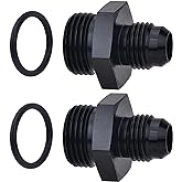 EVIL ENERGY 6AN Flare to AN8 ORB Male O-Ring Fitting Adapter 2PCS