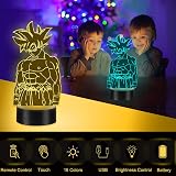 Eygerur Goku 3D LED Night Light with Remote Touch 7 Colors 16 Colors USB Bedside view 4