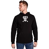 Bioworld One Piece Monkey D. Luffy Men's Black Long Sleeve Hooded Sweatshirt