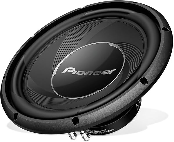 PIONEER TS-A30S4 Subwoofer (1.400 W), 30 cm/12", IMPP Membran für kraftvollen Klang, kontinuierliche Ausgangsleistung 400 W, schwarz