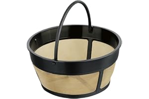 Hamilton Beach Permanent Gold Tone Filter, Fits Most 8 to 12-Cup Coffee Makers (/80675)