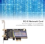 Zunate WiFi Card 1200Mbps PCIe AC WiFi 5.0 Bluetooth 4.0 Dual Band 2.4G 5G view 2