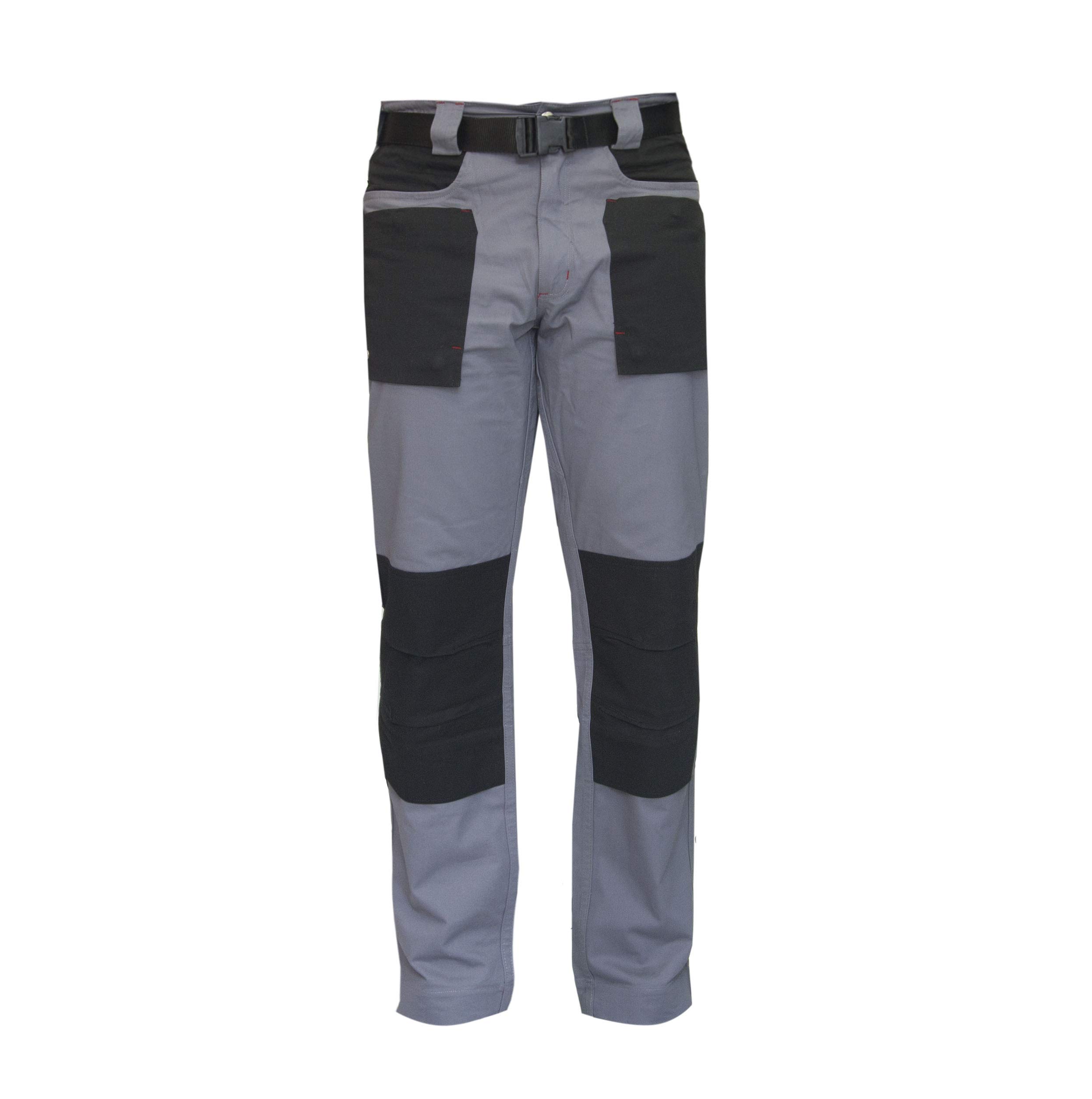 Gahibre Prada Technico Elastic Stretch Trousers, Grey/Black, L