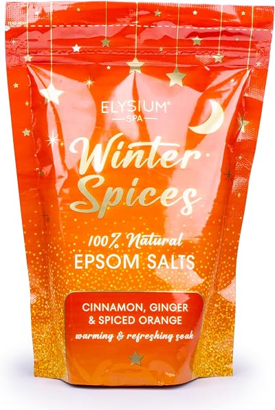 Elysium Spa Winter Spices Epsom Salts Cinnamon Ginger Spiced Orange 450g