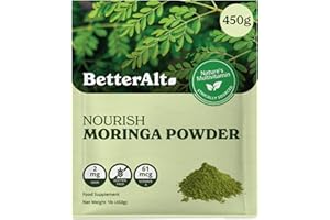 Better Alt Moringa Powder | 100% Pure & Natural | Energy Boost & Immunity Support | Gluten-Free Superfood -1lb