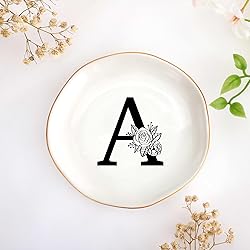 Bridesmaid Birthday Gifts for Women, Initial