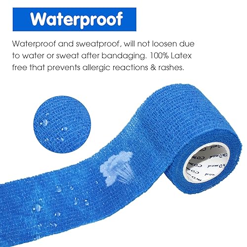 COMOmed Self Adherent Cohesive Bandage Latex 4