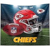 Northwest The Company NFL Kansas City Chiefs Printed Wall Hanging, 34" x 40", Gametime, Team Colors