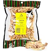 Tasty Sweet Dried Lemon Strips - Popular Crack Seed Style Oriental Fruit Snack - Packed fresh in Hawaii - 8.5 Ounce