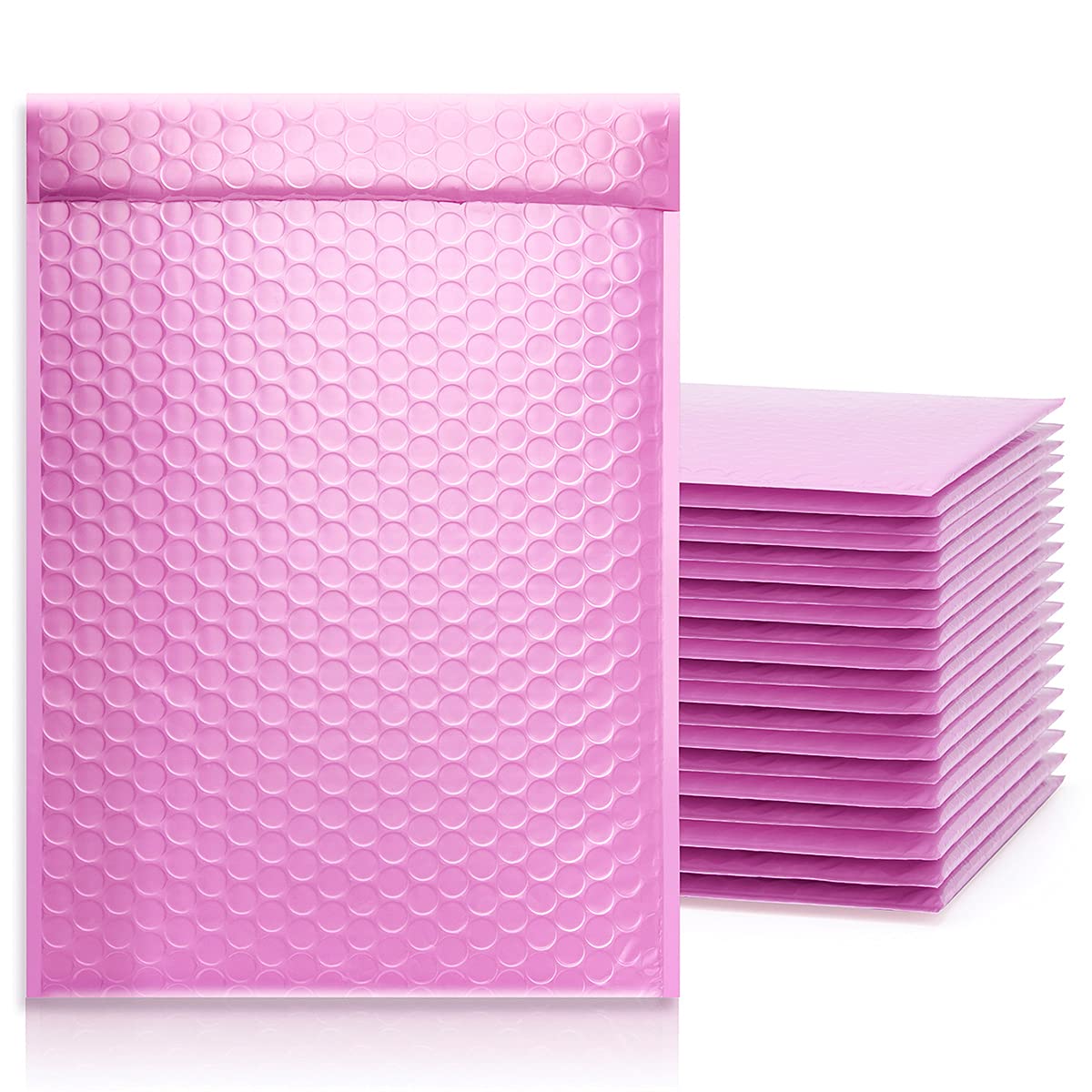 25Pcs Pink Poly Bubble Mailers TONESPAC 18 * 26cm Padded envelopes, Thick Bubble Lined Wrap Bags for Packaging/Shipping/mailing/Package, Small Pink Padded envelopes for Business Supplies Shipping — image 1